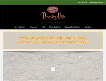 Tablet Screenshot of fishpowdermill.org